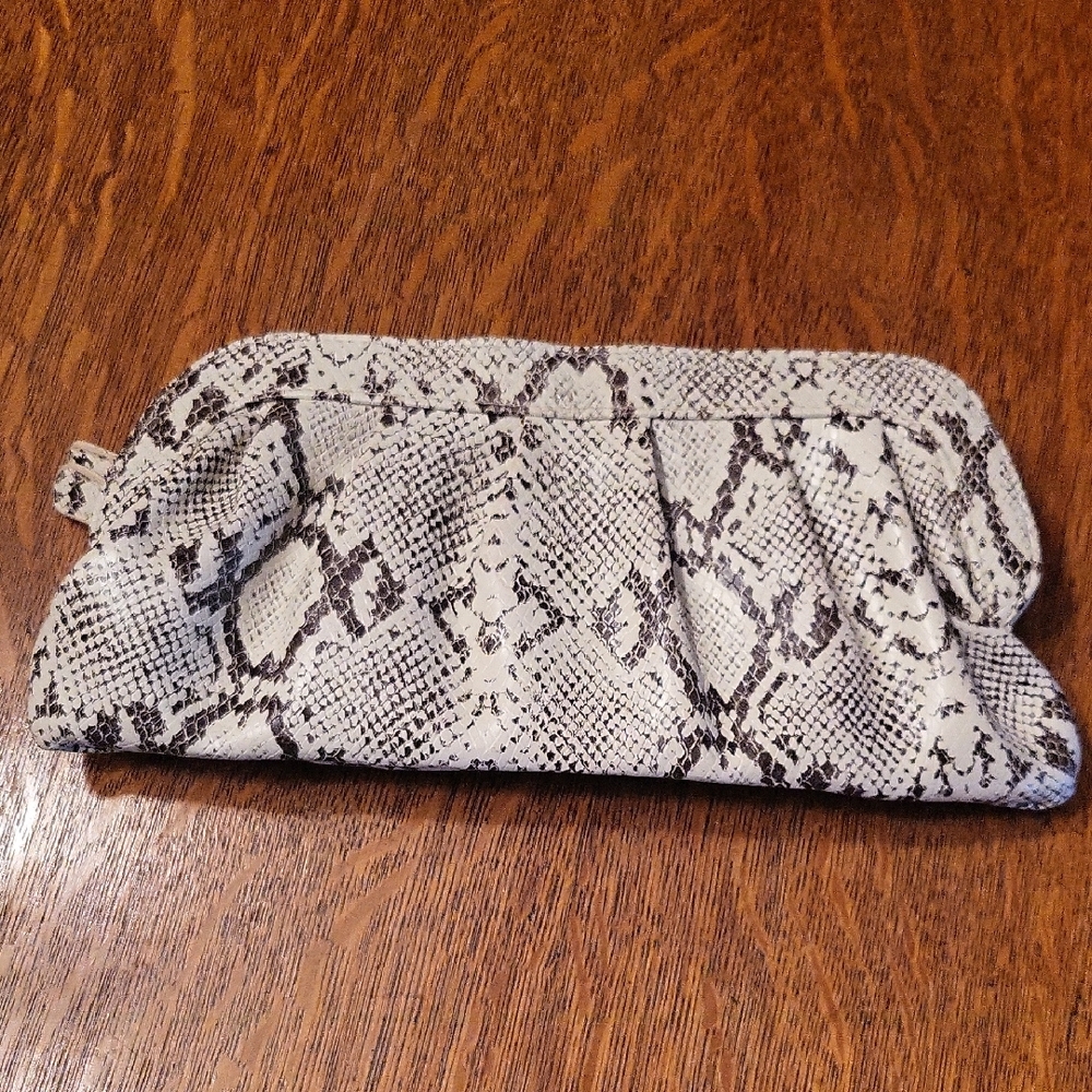 Snakeskin Clutch Bag
